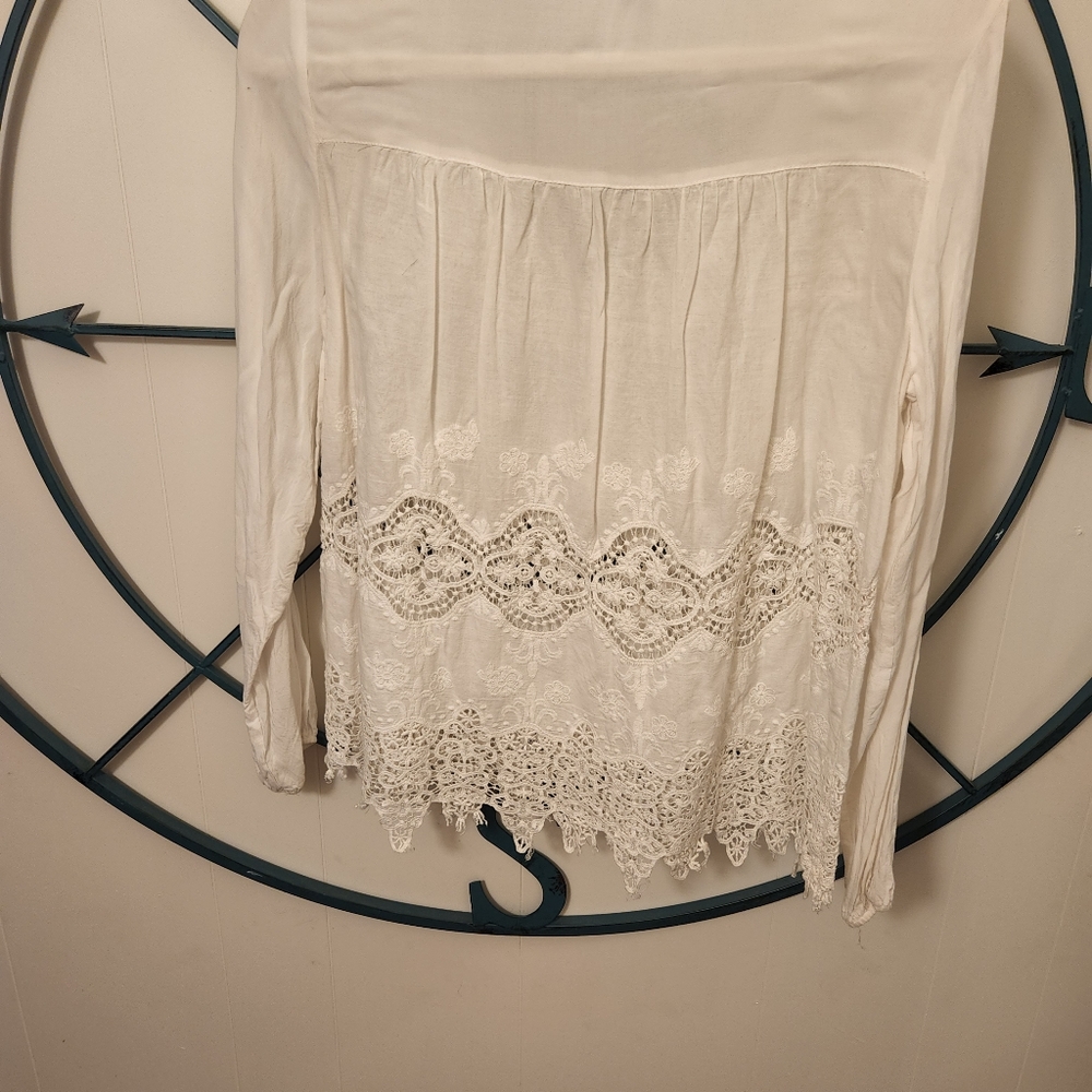 Clever scout white blouse - Picture 2 of 3